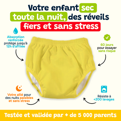 Culotte de nuit - Rêve Citron 🍋🌙