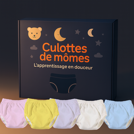 Culottes de Nuit - Pack de 5 - Nuit Rose 🌙🌸